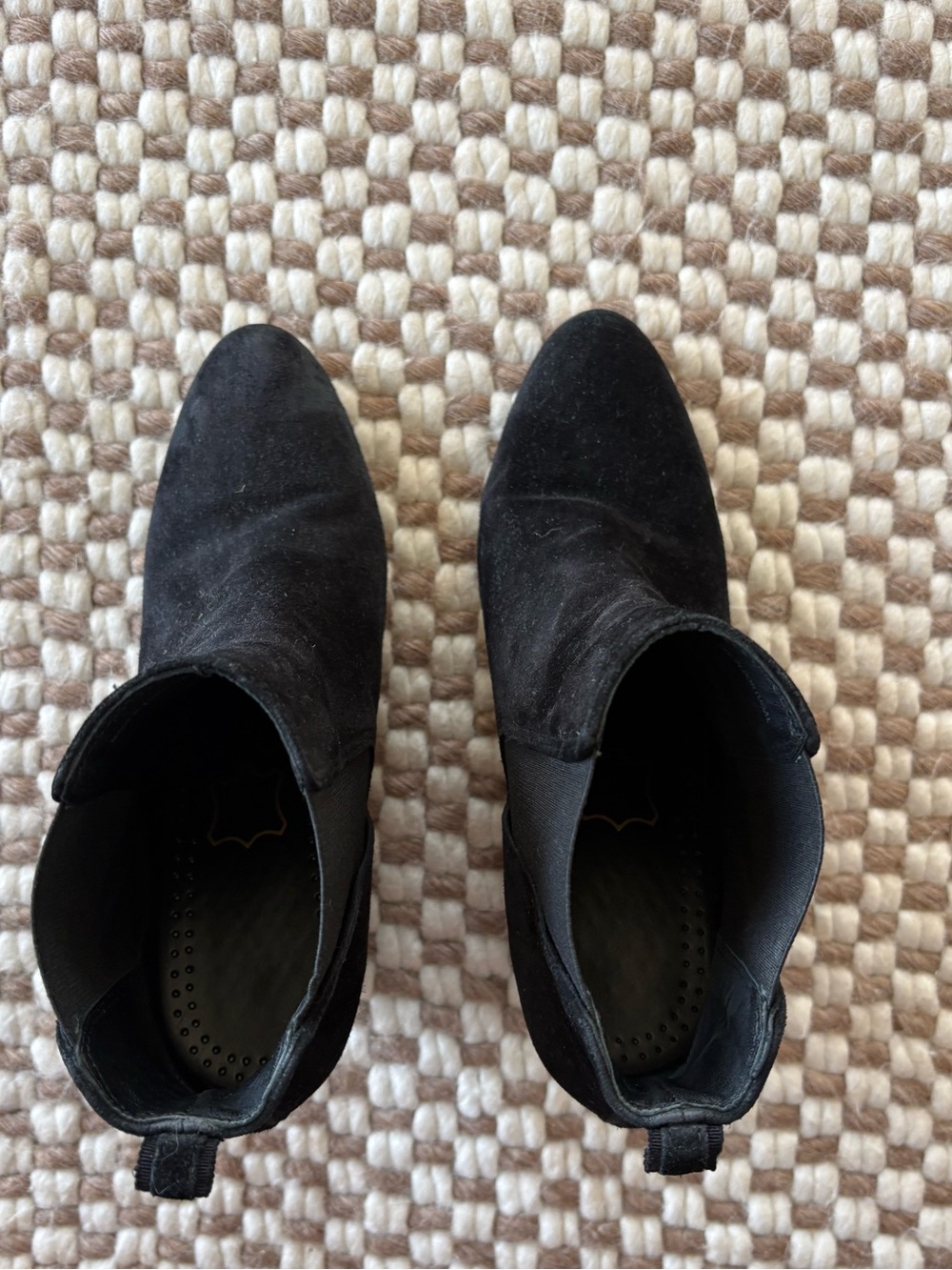 Lanvin Black Suede Ankle Boot